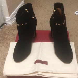 Valentino bootie black 39.5/9.5